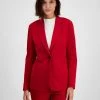 Bar III Women's Compression Single-Button Blazer, Created For Macy's