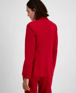 Bar III Women's Compression Single-Button Blazer, Created For Macy's -Anne Klein Sales Store 22542431 fpx