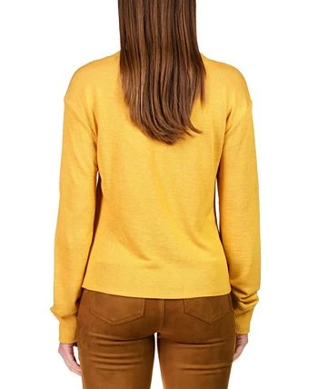 Sanctuary Women's Knotted-Front Long-Sleeve Knit Top 2 Sanctuary Women's Knotted-Front Long-Sleeve Knit Top - Image 2