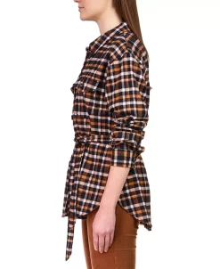 Sanctuary Women's Roadtrip Cotton Belted Check Shirt -Anne Klein Sales Store 22557077 fpx
