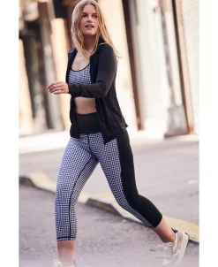 ID Ideology Petite Colorblock Houndstooth Cropped Leggings, Created For Macy's -Anne Klein Sales Store 22562297 fpx