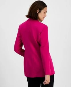 Bar III Women's Compression Boyfriend Long-Sleeve Blazer -Anne Klein Sales Store 22562672 fpx