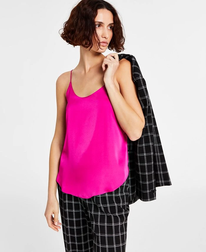 Bar III Women's Scoop-Neck Camisole, Created For Macy's 1 Bar III Women's Scoop-Neck Camisole, Created For Macy's