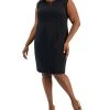 Kasper Plus Size Sleeveless Sheath Dress