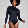 And Now This Women's Mock-Turtleneck Long-Sleeve Bodysuit