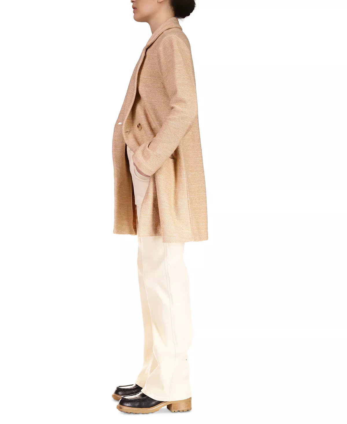 Sanctuary Women's Carleton Button-Front Long-Sleeve Coat 3 Sanctuary Women's Carleton Button-Front Long-Sleeve Coat - Image 3