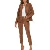 Tommy Hilfiger Women's Faux-Suede Blazer & Ankle Pants