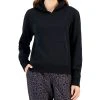 ID Ideology Women's Solid Sweatshirt Hoodie, Regular & Petites