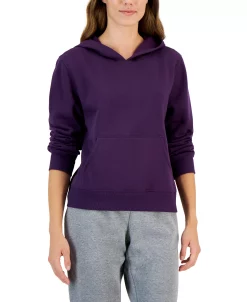 ID Ideology Women's Solid Sweatshirt Hoodie, Regular & Petites 17 ID Ideology Women's Solid Sweatshirt Hoodie, Regular & Petites -Anne Klein Sales Store 22596382 fpx