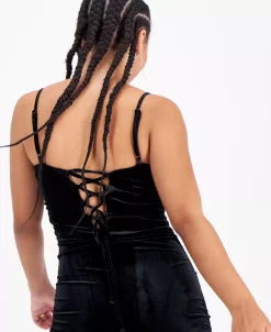 Bar III Women's Ruched Bodycon Velvet Mini Dress, Created For Macy's -Anne Klein Sales Store 22600457 fpx