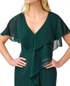 Adrianna Papell Ruffled High-Low Gown -Anne Klein Sales Store 22629412 fpx