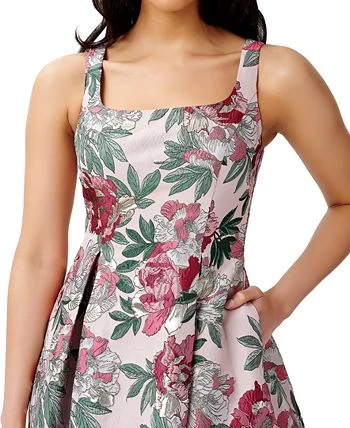 Adrianna Papell Women's Jacquard Midi Dress 3 Adrianna Papell Women's Jacquard Midi Dress - Image 3