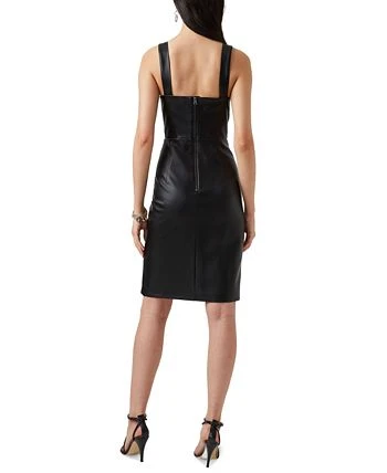 French Connection Women's Crolenda Faux-Leather Dress 2 French Connection Women's Crolenda Faux-Leather Dress - Image 2