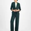 Bar III Women's Washed Satin Jacket & Pull-On Pants, Created For Macy's