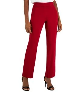 Anne Klein Women's Pull-On Slash-Pocket Pants