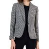 Anne Klein Women's Metallic Tweed One-Button Jacket