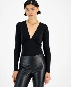 Bar III Women's Deep V-Neck Thong-Back Bodysuit, Created For Macy's 7 Bar III Women's Deep V-Neck Thong-Back Bodysuit, Created For Macy's -Anne Klein Sales Store 22663310 fpx