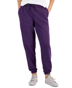 ID Ideology Petite Fleece Jogger Pants, Created For Macy's -Anne Klein Sales Store 22676243 fpx