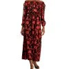INC International Concepts Women's Floral-Print Off-The-Shoulder Maxi Dress, Created For Macy's