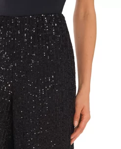 CeCe Women's Pull-On Elastic-Waist Wide-Leg Sequin Pants 6 CeCe Women's Pull-On Elastic-Waist Wide-Leg Sequin Pants -Anne Klein Sales Store 22676985 fpx