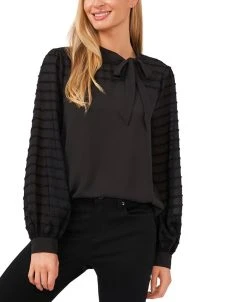 CeCe Otton Tie-Neck Top -Anne Klein Sales Store 22678850 fpx