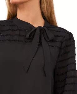 CeCe Otton Tie-Neck Top -Anne Klein Sales Store 22678852 fpx