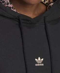 ADIDAS Women's Animal-Trim Logo-Print Cotton Hoodie -Anne Klein Sales Store 22683000 fpx