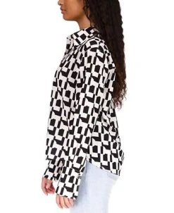 Sanctuary Women's Wide-Cuff Button-Front Shirt -Anne Klein Sales Store 22718378 fpx