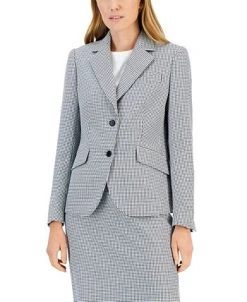 Anne Klein Women's Mini Houndstooth Two-Button Jacket & Flare-Leg Pants & Pencil Skirt -Anne Klein Sales Store 22719309 fpx