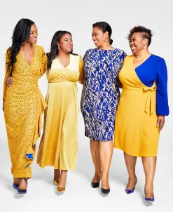 Kasper Glitter Velvet Faux-Wrap Midi Dress -Anne Klein Sales Store 22723936 fpx