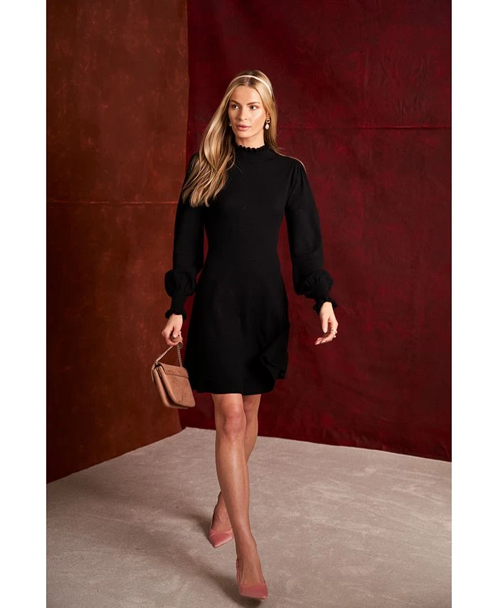 CeCe Women's Mock Neck Sweater Dress 4 CeCe Women's Mock Neck Sweater Dress - Image 4