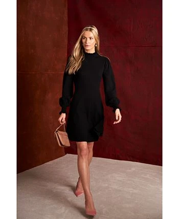 CeCe Women's Mock Neck Sweater Dress 3 CeCe Women's Mock Neck Sweater Dress - Image 3