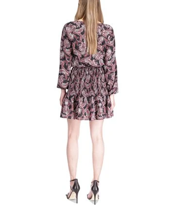 Michael Kors Women's Paisley Print Tie-Neck Dress 2 Michael Kors Women's Paisley Print Tie-Neck Dress - Image 2