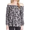 Michael Kors Women's Paisley Off-The-Shoulder Top