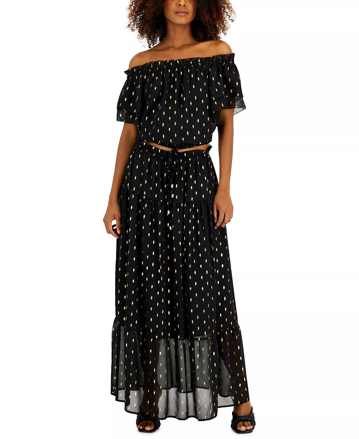 INC International Concepts Women's Foil-Print Top, Created For Macy's 3 INC International Concepts Women's Foil-Print Top, Created For Macy's - Image 3