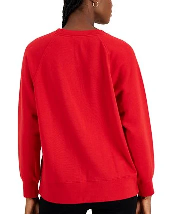 Style & Co Women's Holiday Sweatshirt, Created For Macy's 2 Style & Co Women's Holiday Sweatshirt, Created For Macy's - Image 2
