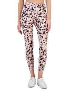 ID Ideology Petite Animal-Print Side-Pocket 7/8 Leggings, Created For Macy's