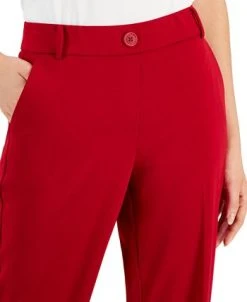Kasper Women's Faux-Fly Pull-On Wide-Leg Pants -Anne Klein Sales Store 22760449 fpx