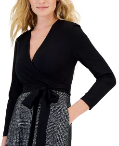 Anne Klein Women's Serenity Glen Plaid Jacquard Dress -Anne Klein Sales Store 22767831 fpx