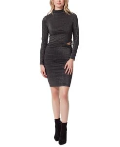 Jessica Simpson Etta Side Cut-Out Shimmer Bodycon Dress