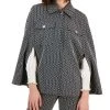 Anne Klein Women's Jacquard-Knit Cape-Sleeve Jacket