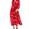 INC International Concepts Women's Beaded Floral Print Maxi Dress, Created For Macy's