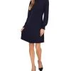 CeCe Women's Mock Neck Sweater Dress