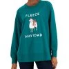 Style & Co Holiday Graphic Sweatshirt, Created For Macy's
