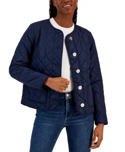 Charter Club Women's Quilted Patch-Pocket Jacket, Created For Macy's -Anne Klein Sales Store 22781363 fpx