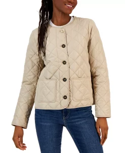 Charter Club Women's Quilted Patch-Pocket Jacket, Created For Macy's -Anne Klein Sales Store 22781365 fpx