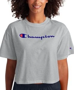 Champion Women's Logo Cropped T-Shirt -Anne Klein Sales Store 22783385 fpx