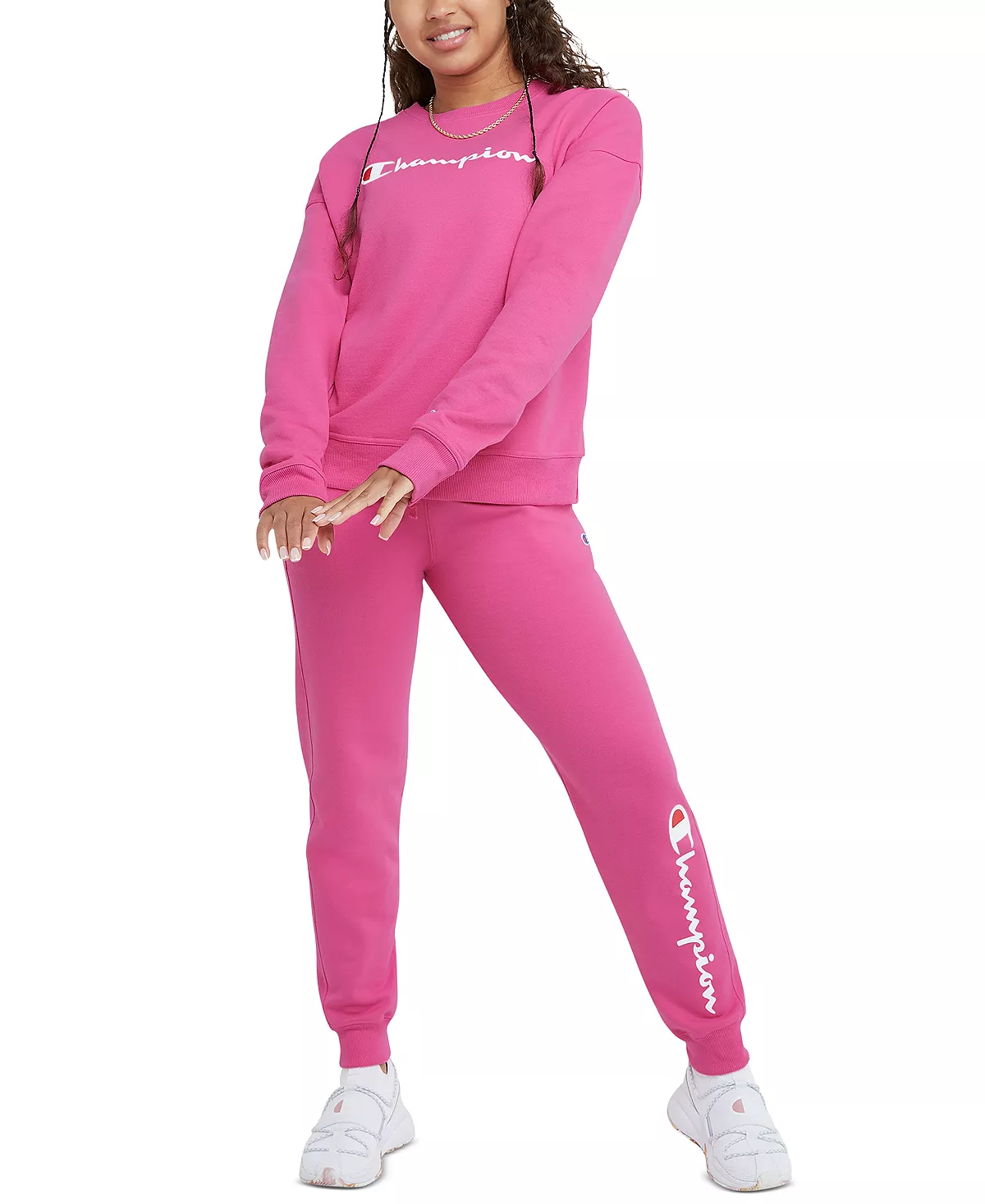 Champion Women's Drawstring Logo Sweatpant Jogger 9 Champion Women's Drawstring Logo Sweatpant Jogger - Image 9