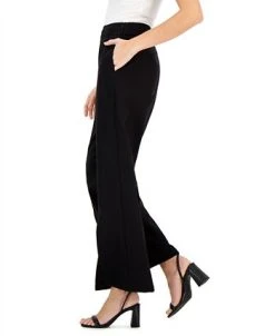 INC International Concepts Women's High-Rise Front-Slit Flare-Leg Pants, Created For Macy's 7 INC International Concepts Women's High-Rise Front-Slit Flare-Leg Pants, Created For Macy's -Anne Klein Sales Store 22783635 fpx