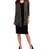 Connected Women's Jersey-Knit Dress & 3/4-Sleeve Jacket